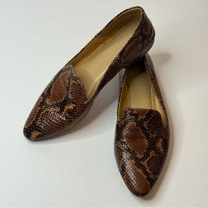 Naturalizer Snake Print Loafers